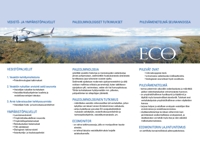 In der Broschüre werden die wichtigsten Dienstleistungen von Ecomonitor Ltd. vorgestellt