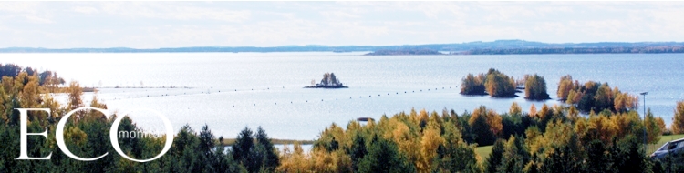 Der Pyhäselkä-See bei Joensuu